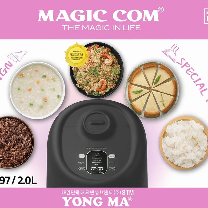 Yong Ma Magic Com Digital 2 Liter Eco Wing  - SMC7097 - Hitam
